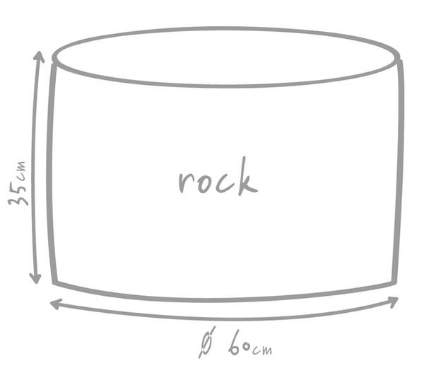 Outbag Outdoor-Sitzsack Rock Plus, ca.