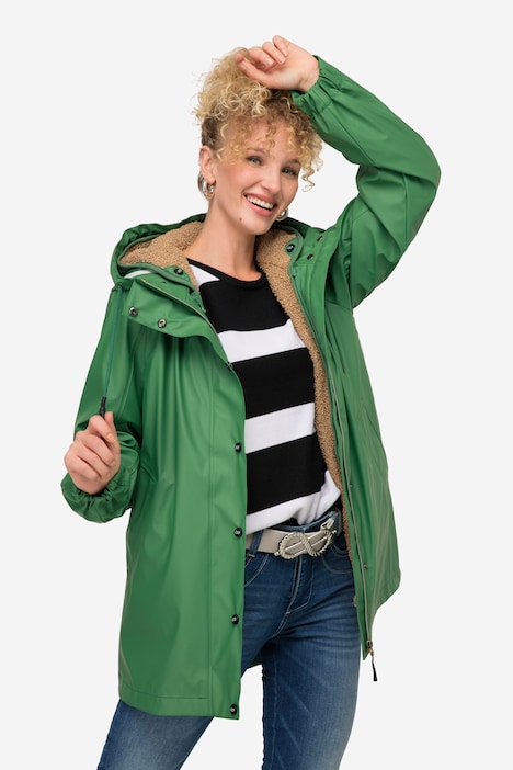 3-in-1-Funktions-Jacke, Kapuze, auszippbare Teddyfleece-Innenjacke