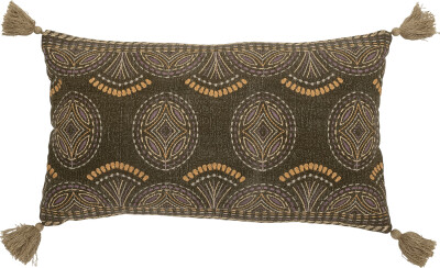 Bloomingville - Nesma Pude - Brun - Bomuld - 60X35 CM