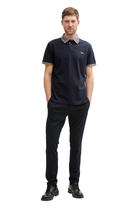 Tom Tailor blauwe heren polo