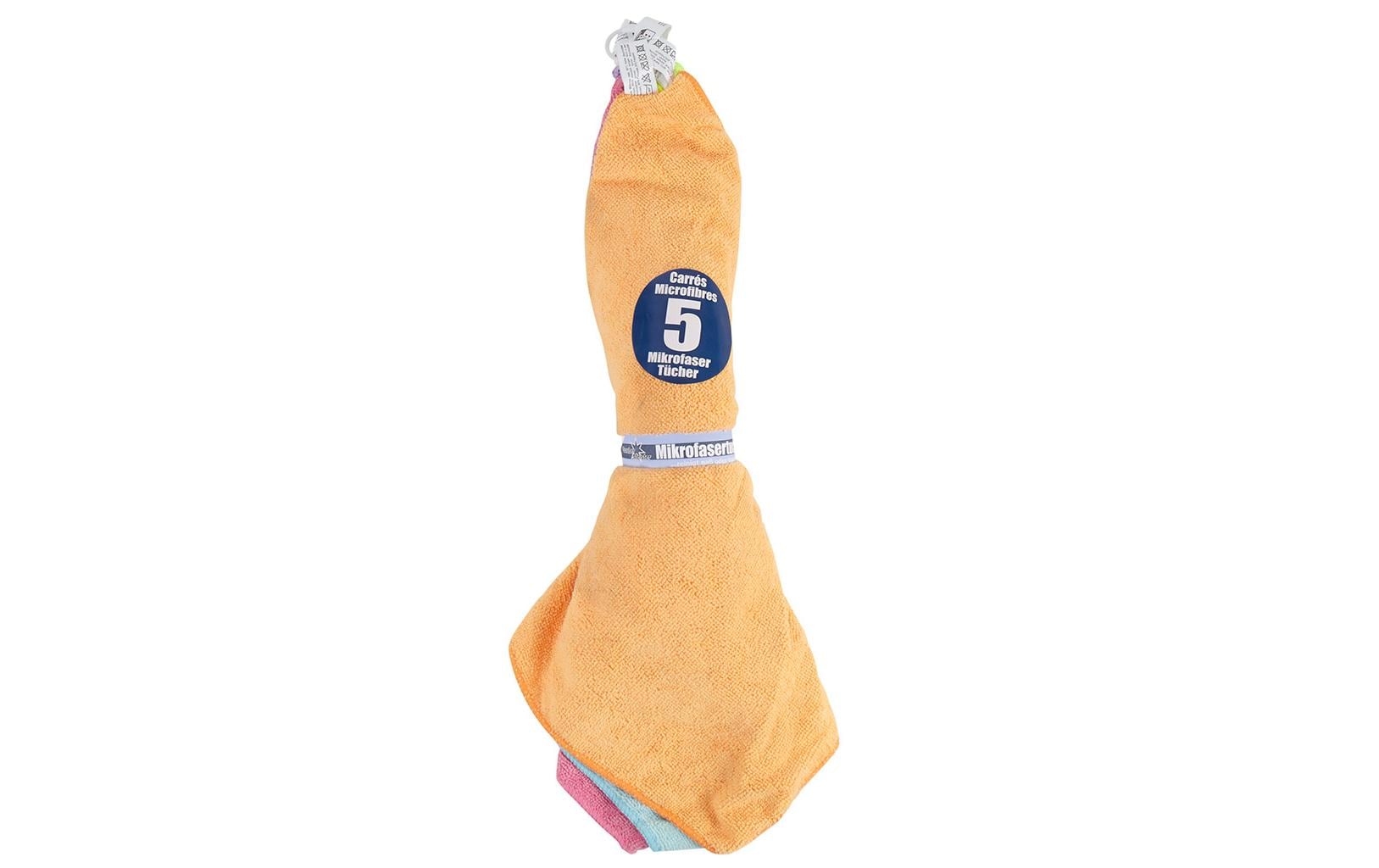 Mikrofasertuch Gross 5 Stück, 38 cm x 40 cmMikrofasertuch Set