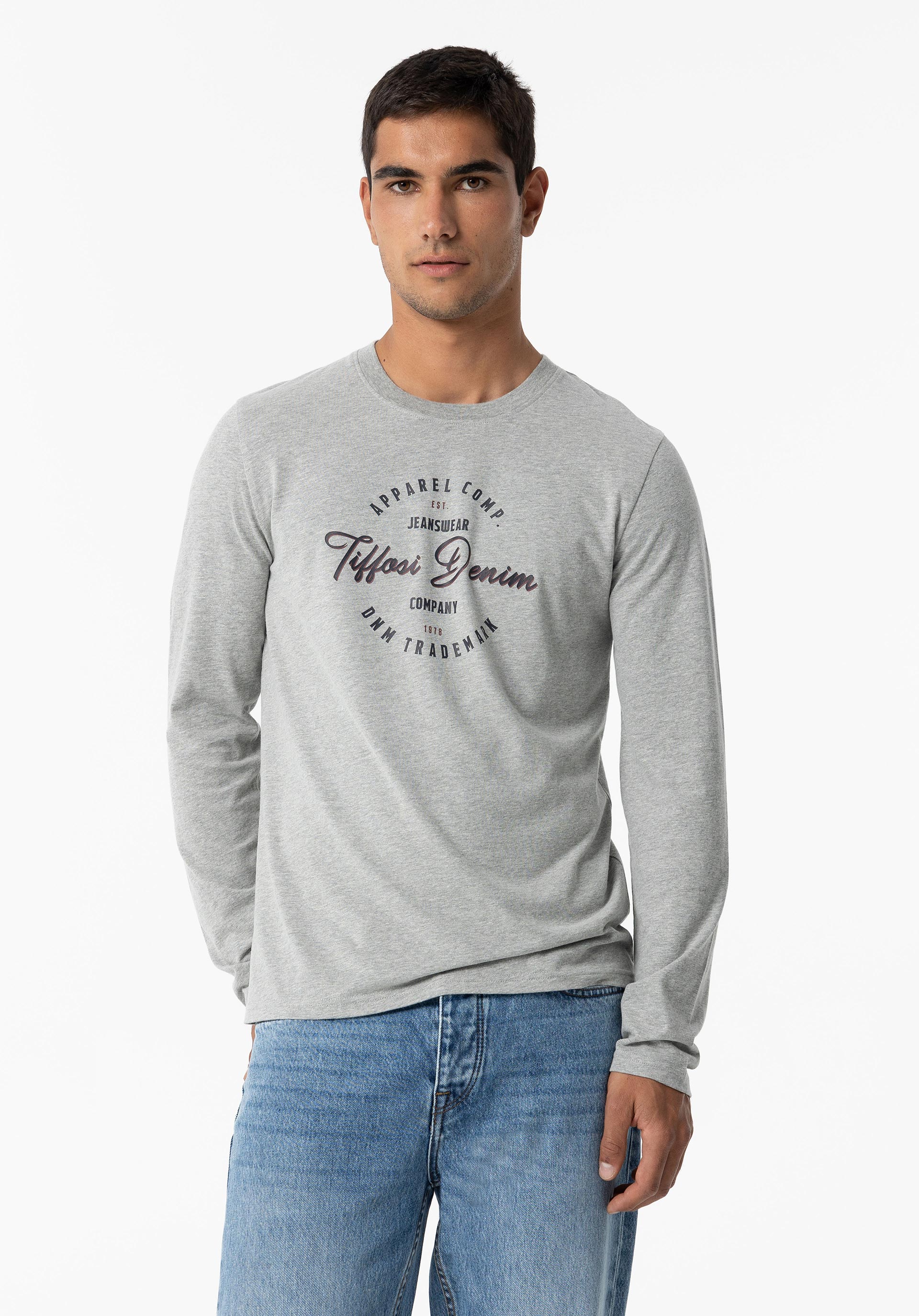 T-shirt com Estampado Frontal