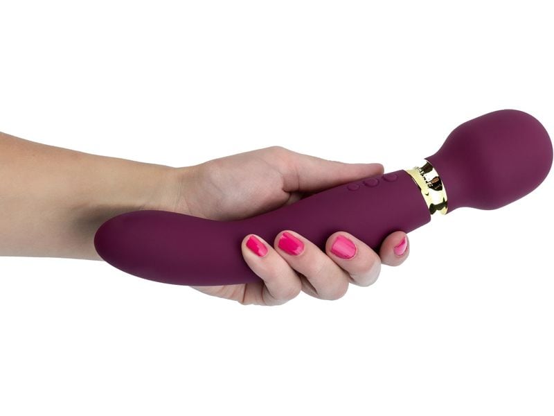 Amorelie Massagestab Kiss Berry Massagestab in ergonomischer Form sorgt für Komfort