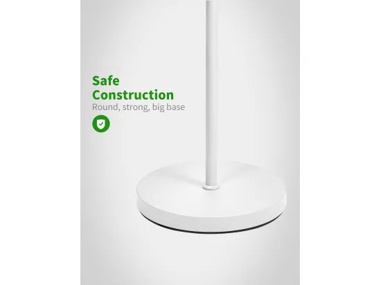 Anten Lampadaire sur Pied LED Dimmable KAKA | Blanc 20 W avec Lampe de Lecture moderne flexible de 7 W | avec Télécommande 2750LM pour Salon, Chambre