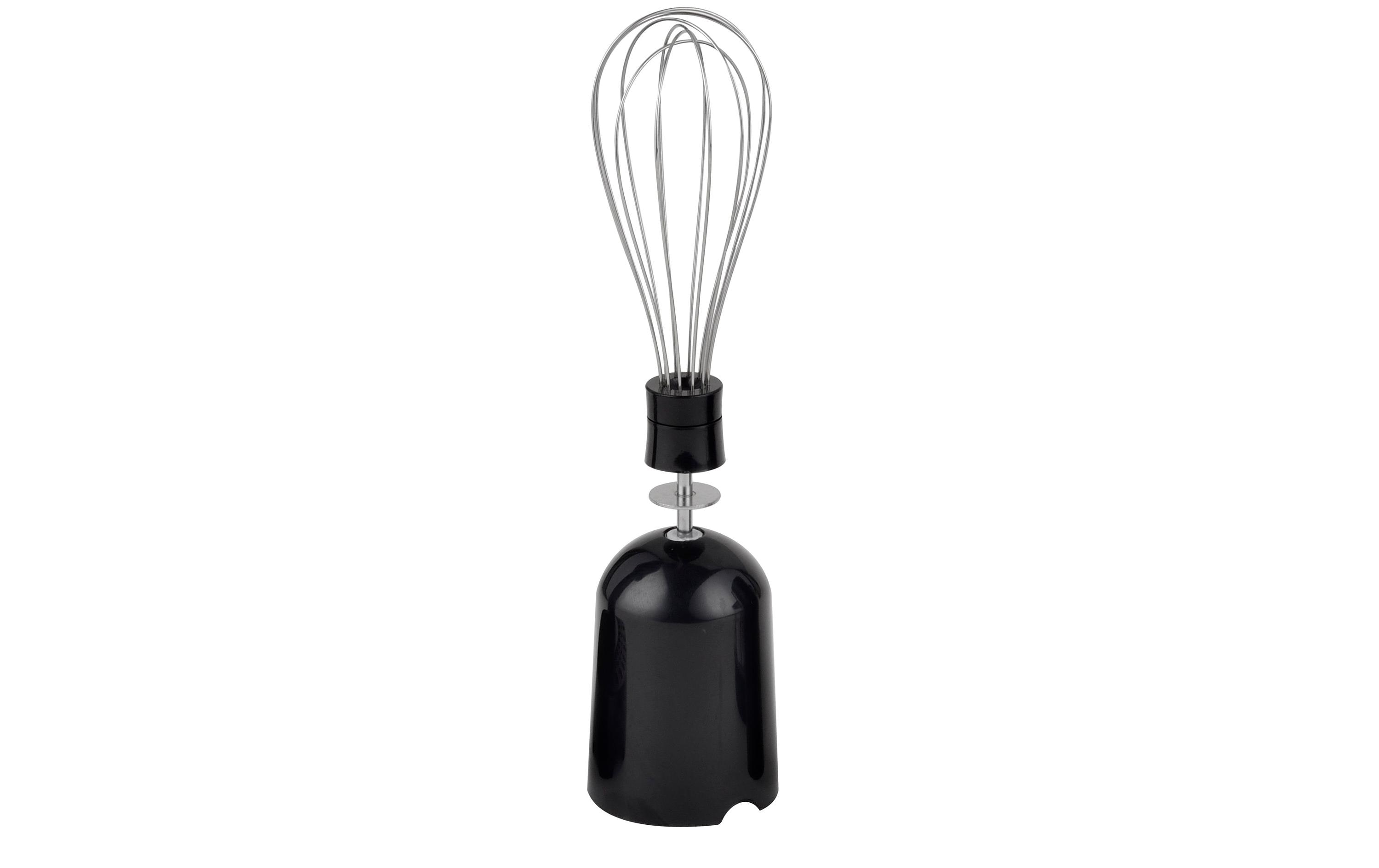 Stabmixer Pro Trio Edelstahl/SchwarzStabmixer-Set mit Mixbecher, Häcksler und Schwingbesen