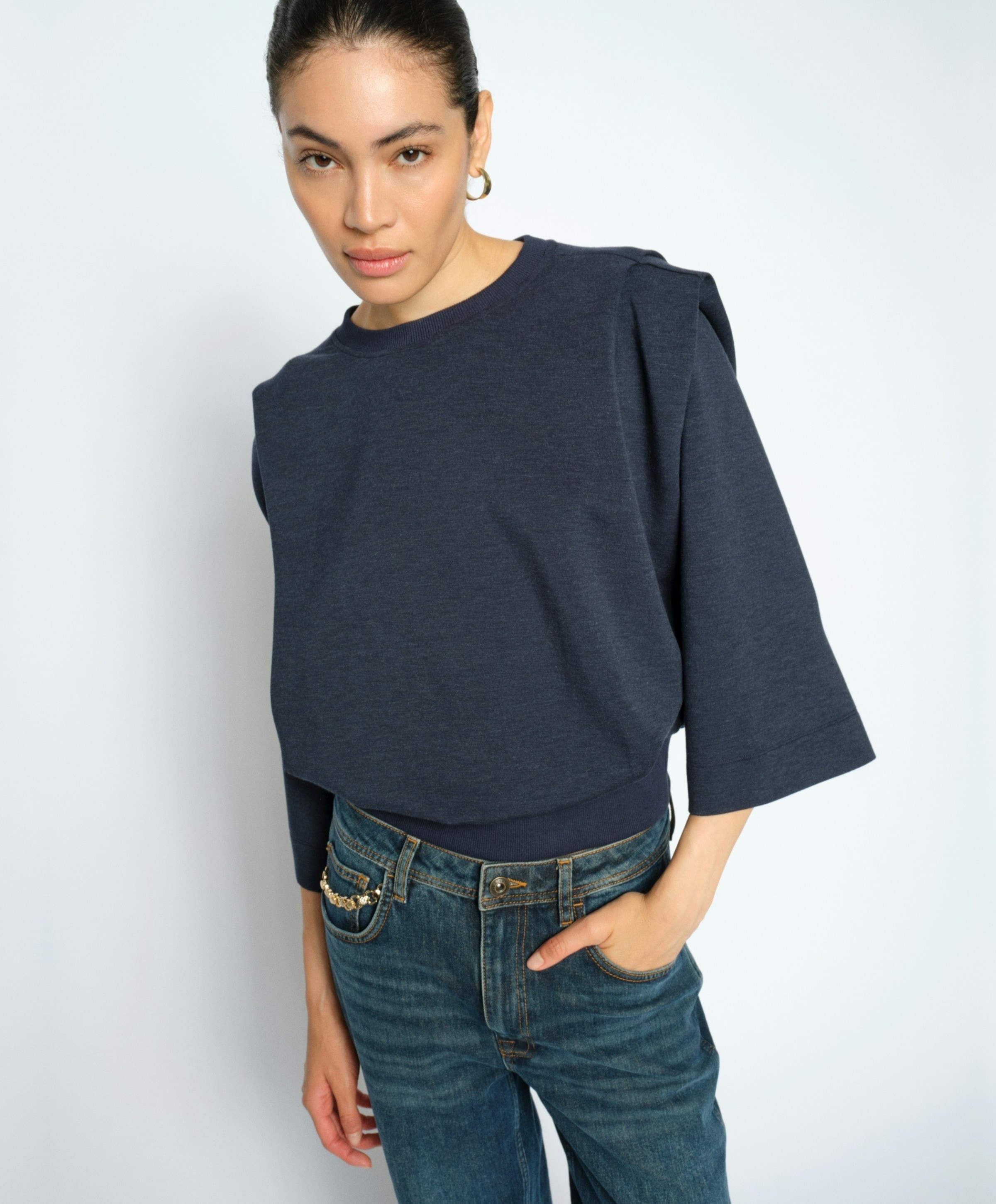 Mos Mosh Dames sweater blauw