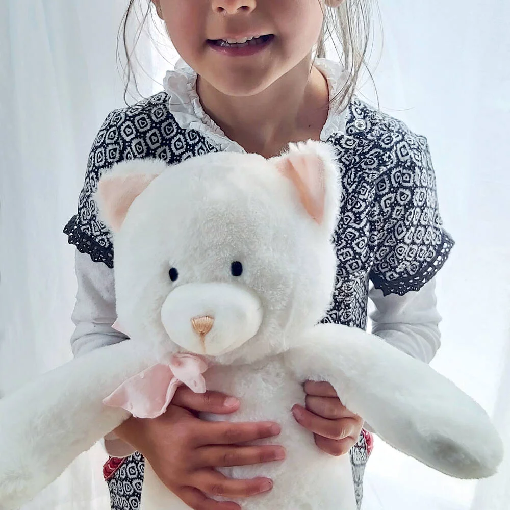 PELUCHE PACHA LE CHAT BLANC 47 CM