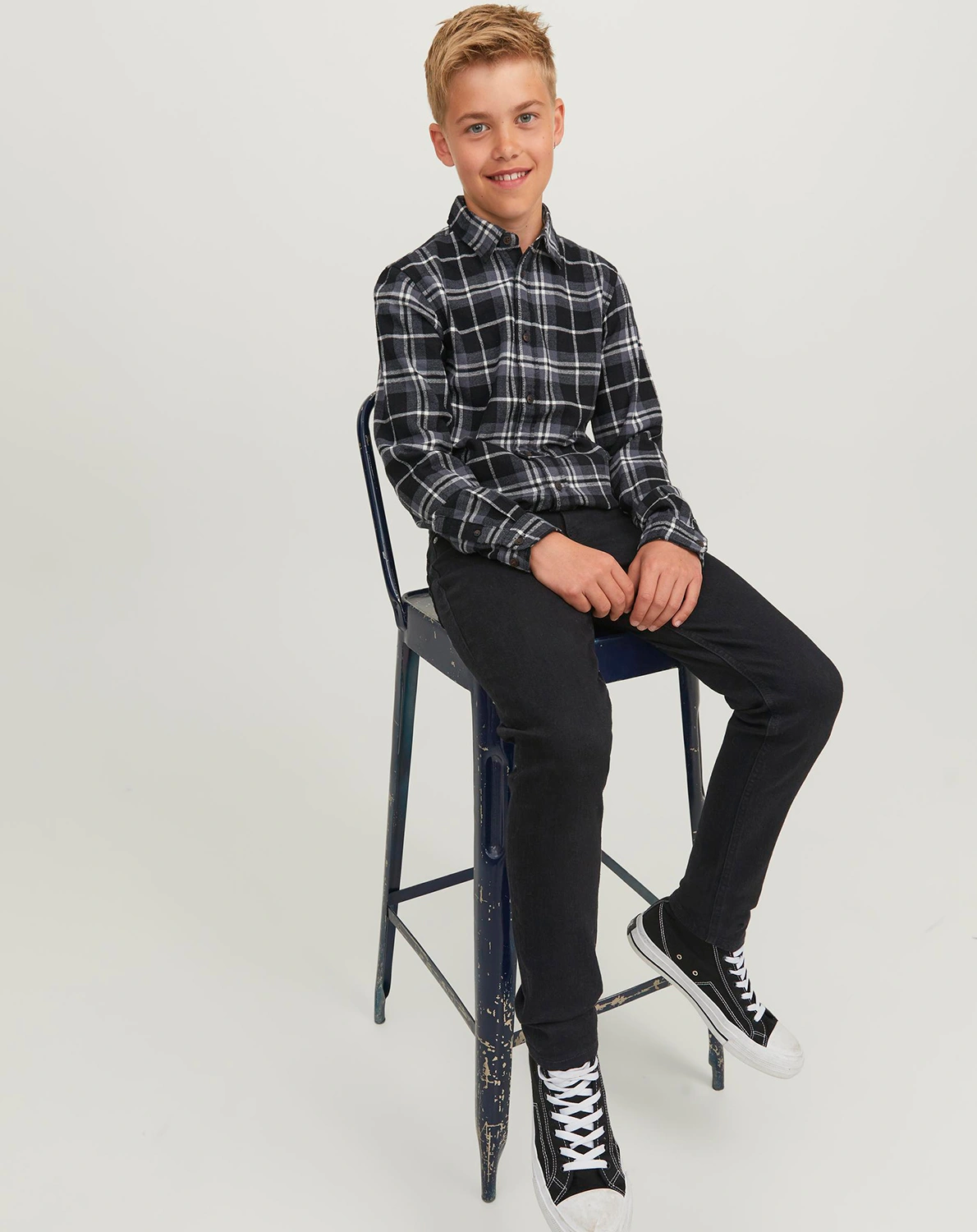 Jeans JJIGLENN JJORIGINAL MF 072 in black denim