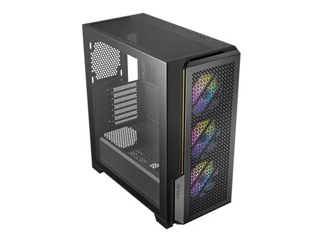 Antec P Series P20C ARGB - Mid tower - udvidet ATX - sidepanel med vindue (hærdet glas) - ingen strømforsyning (ATX) - USB/Lyd