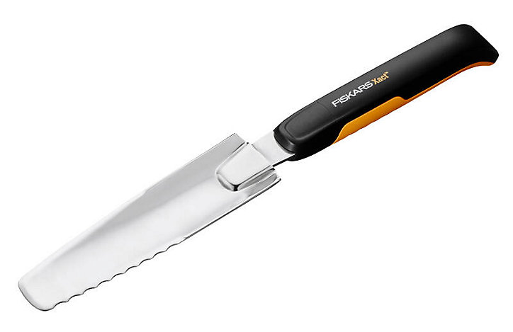 Gouge de désherbage Fiskars Xact™ - Acier inoxydable - Poignée SoftGrip™ - L.40 cm