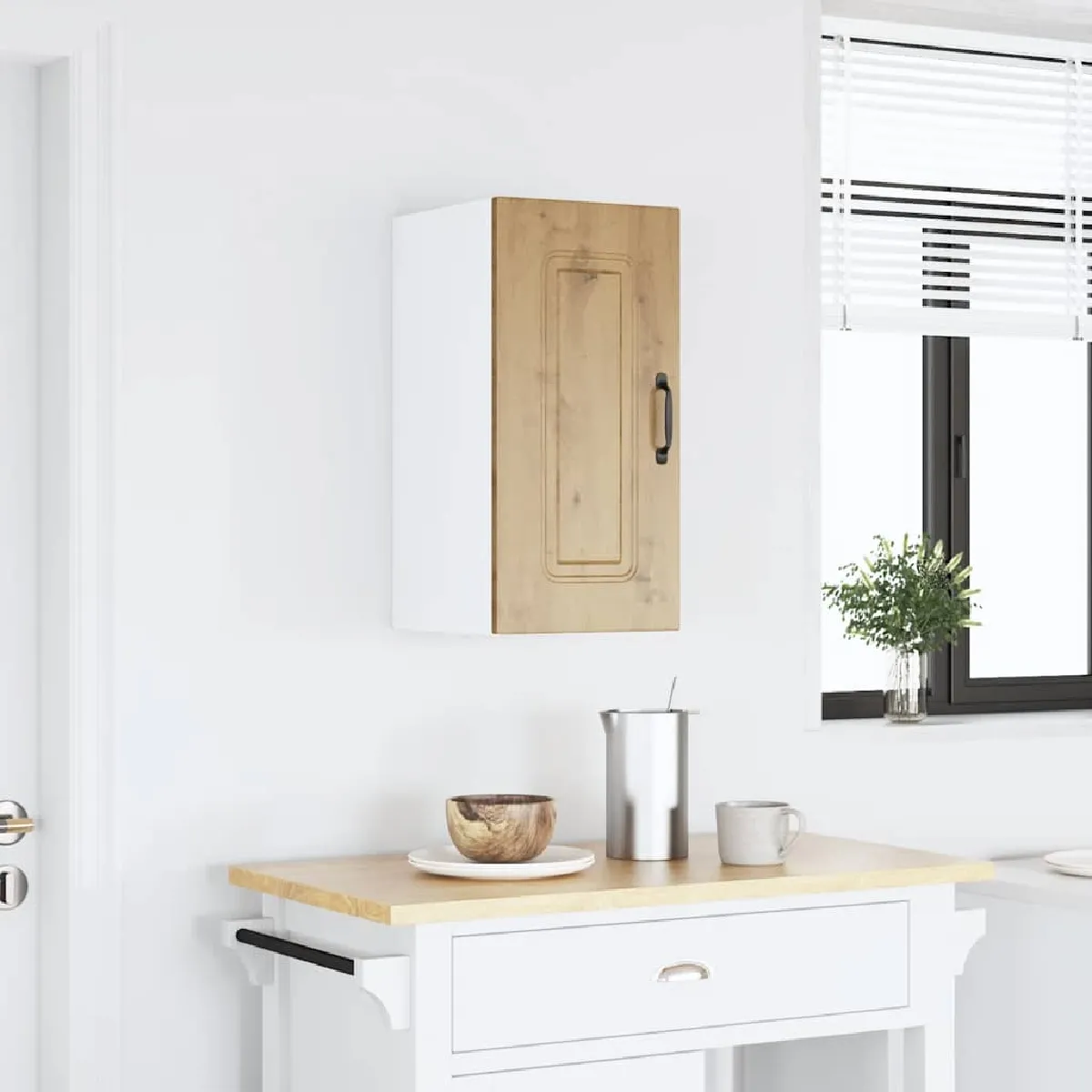 vidaXL Armoire Murale Cuisine Kalmar Chêne Artisanal