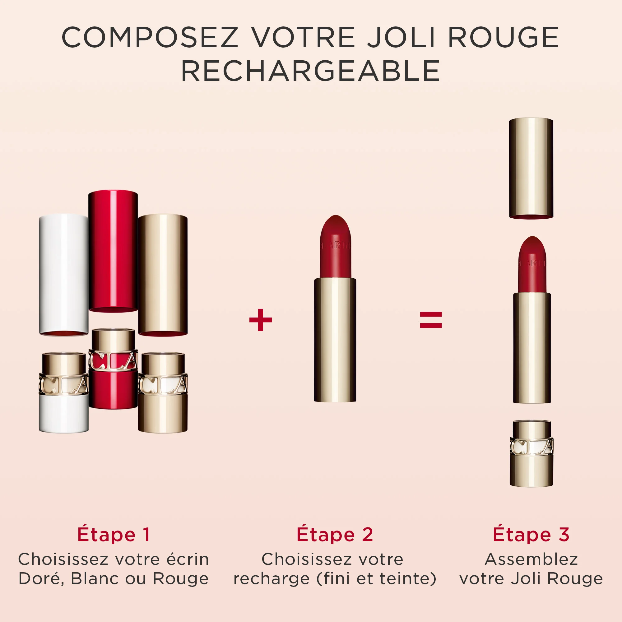 Joli Rouge Ecrin Joli Rouge Rechargeable - Blanc |