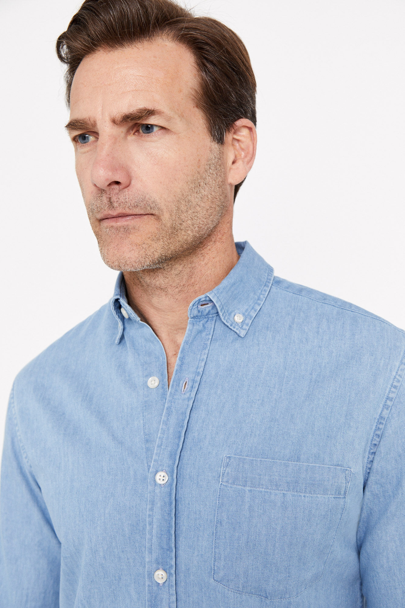 Camisa jeans - Azul