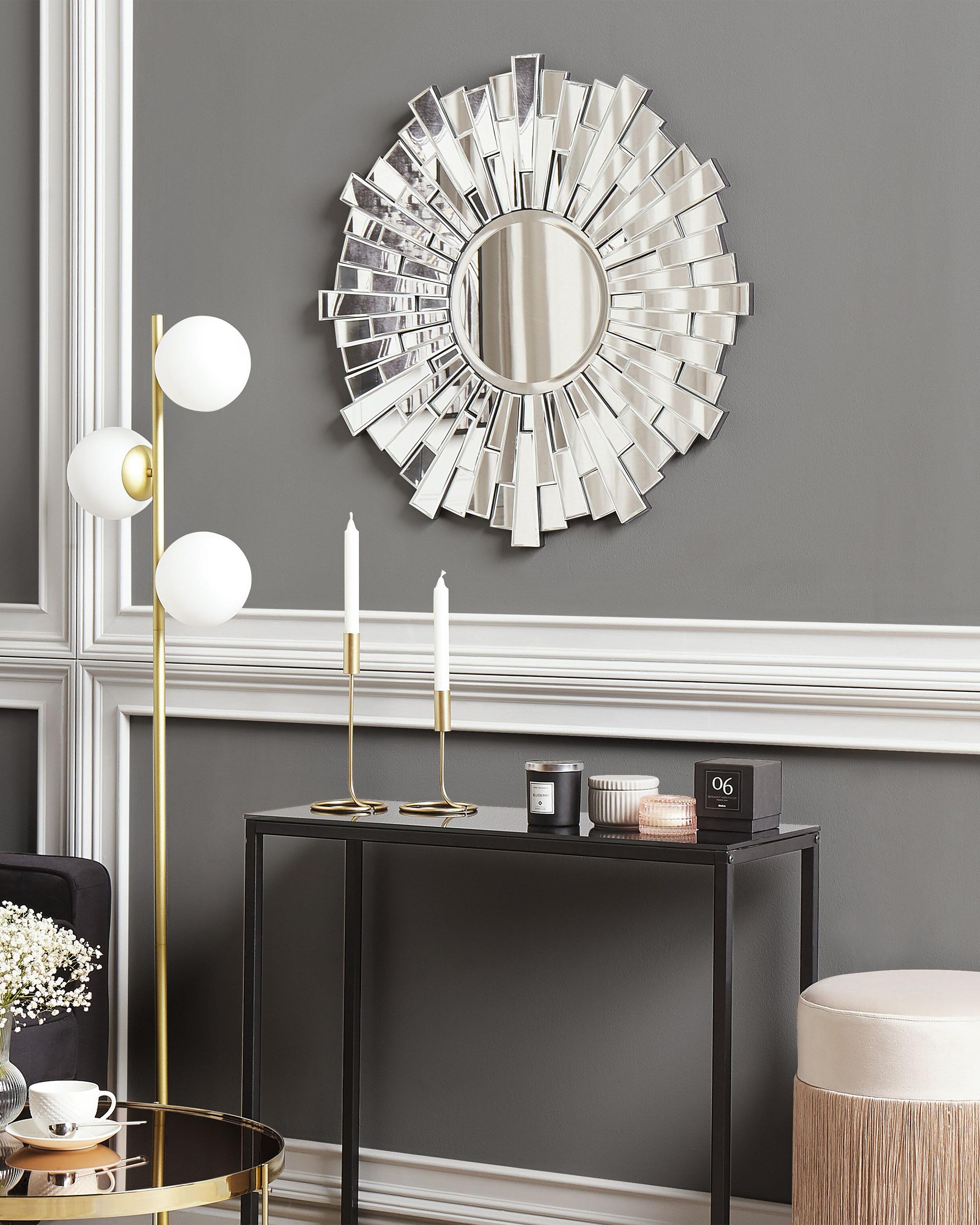 Wandspiegel VIRE 70 cm 70 cm Zilver