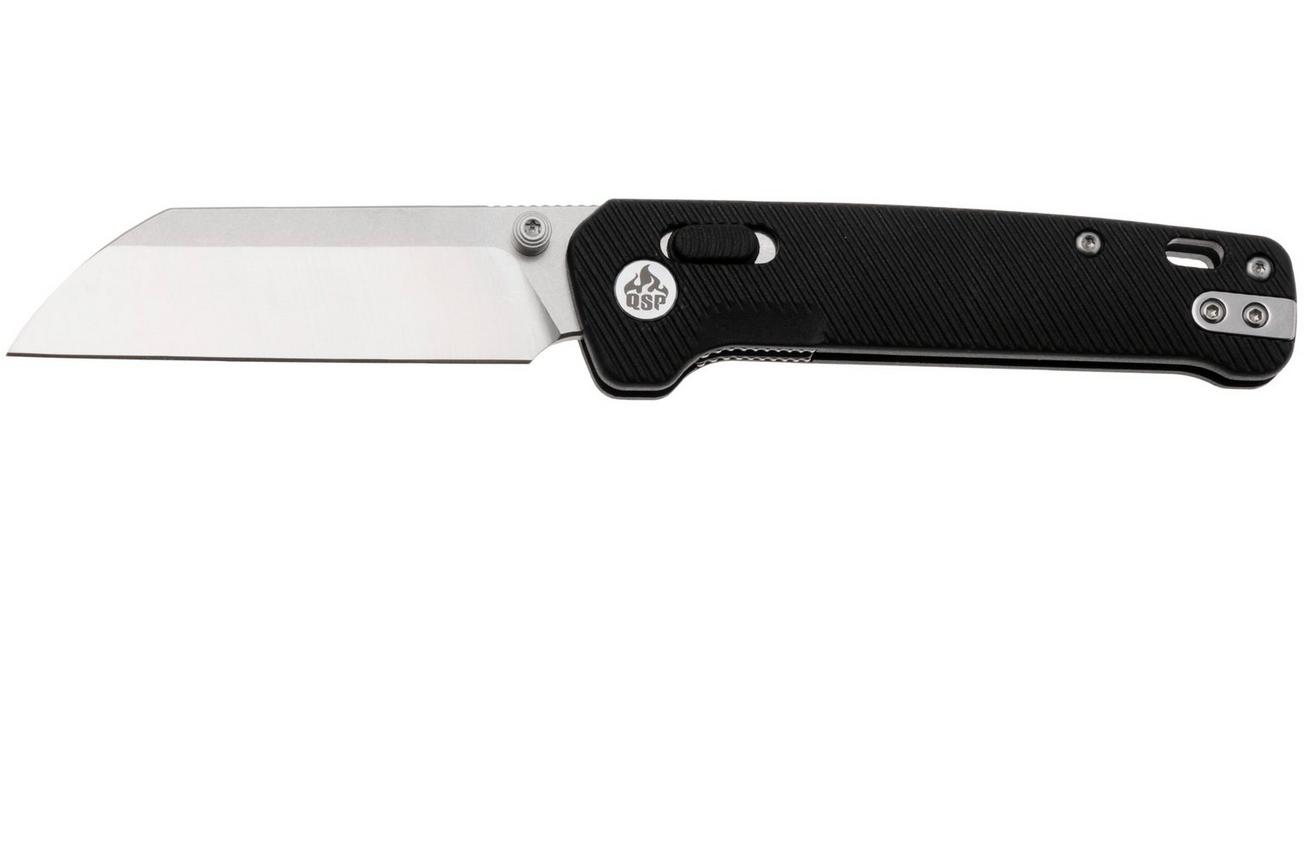 QSP Knife Penguin Glyde QS130GL-A1 Two-Tone 14C28N, Black FRN, zakmes