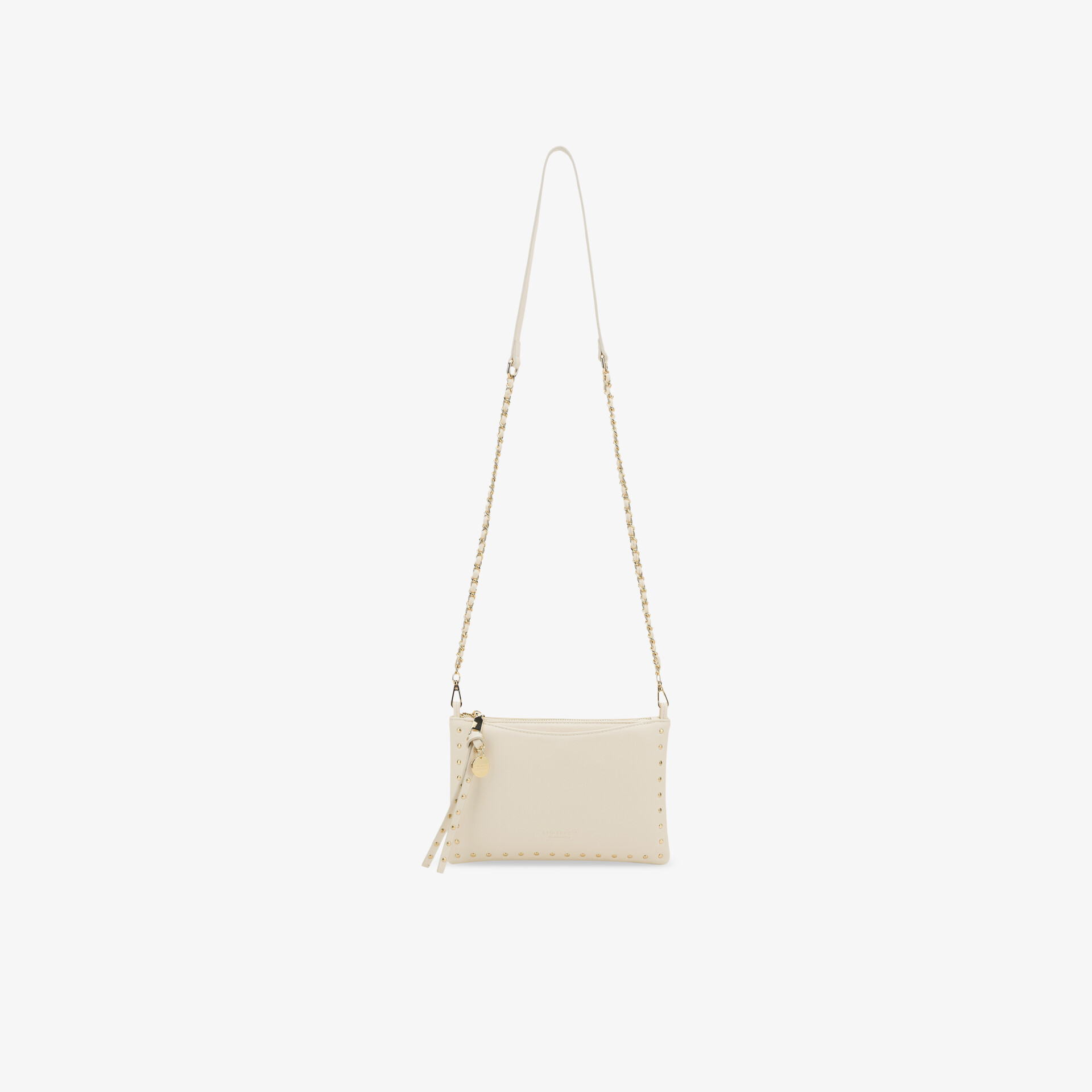 SEIDENFELT Senja Small Crossbag Damen Abendtasche beige