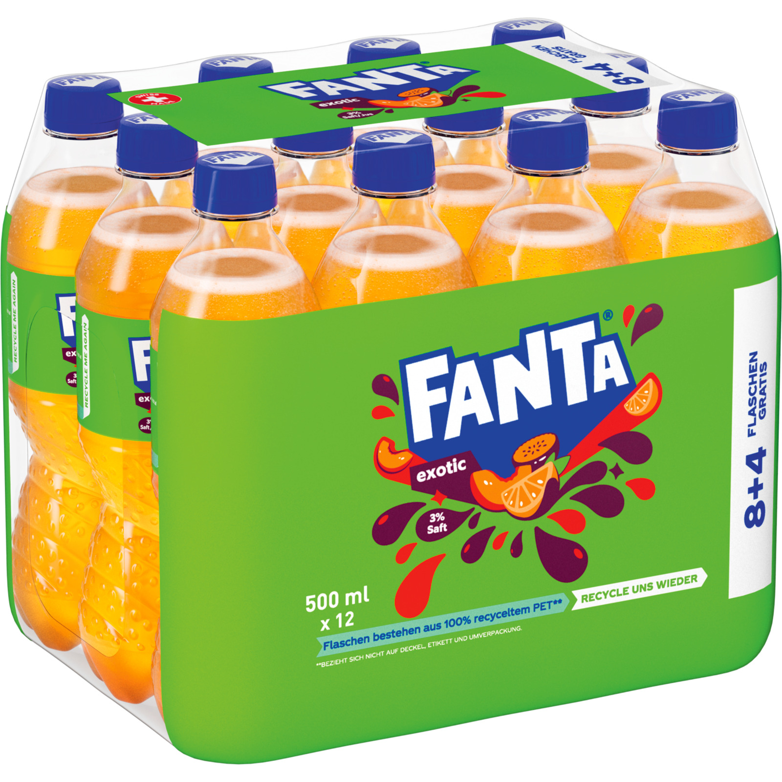 Fanta Exotic 12 x 50 cl (9+3)