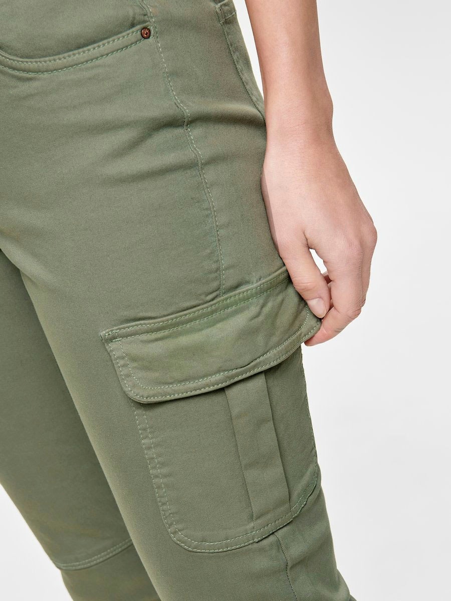 ONLY Cargohose »ONLMISSOURI REG ANK CARGO PNT NOOS«  mit Stretchsäumen