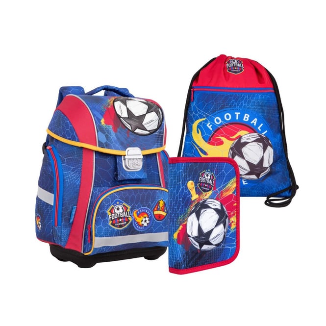 Colorino - Schulranzen Set - Fußball