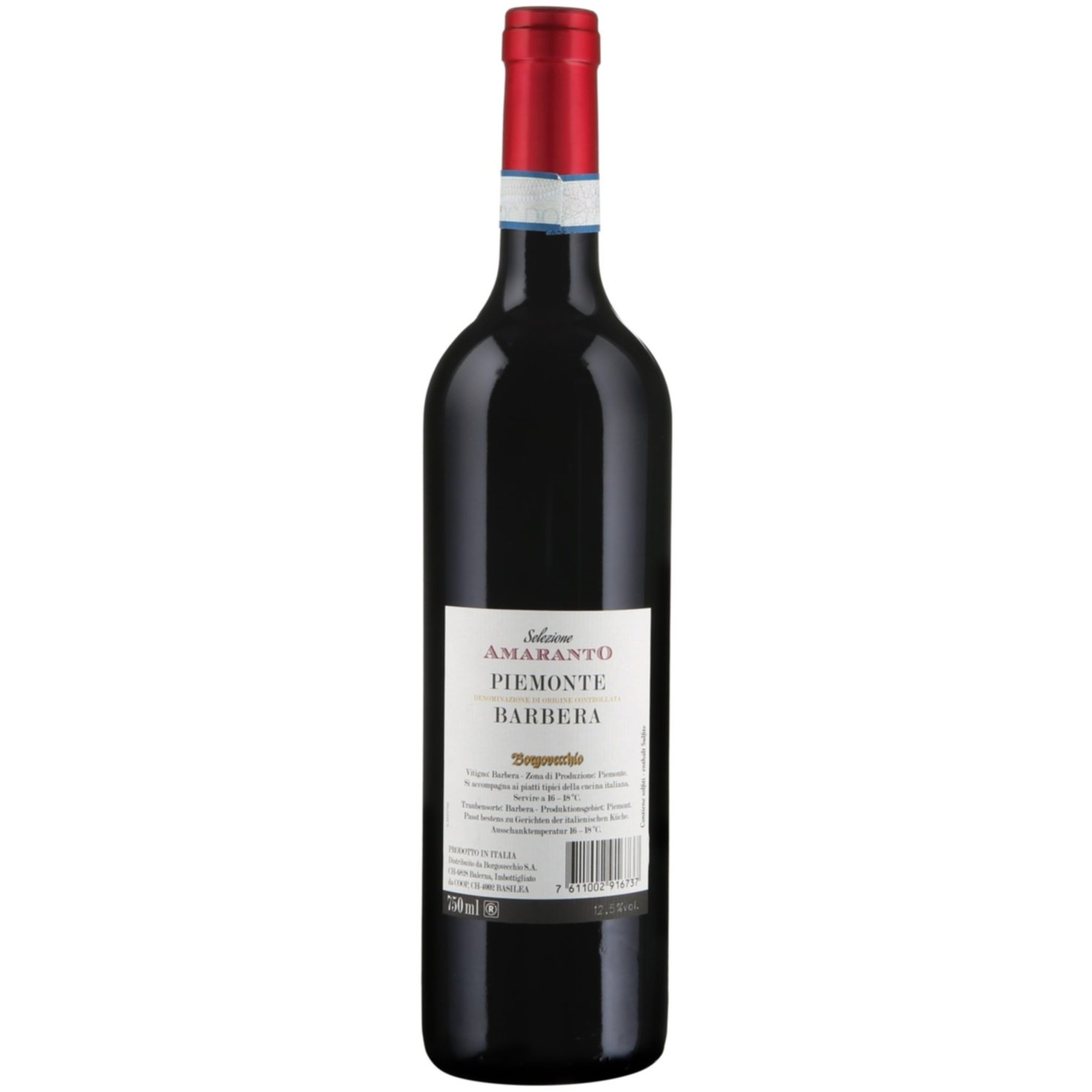 Piemonte DOC Barbera Amaranto Borgovecchio -75cl