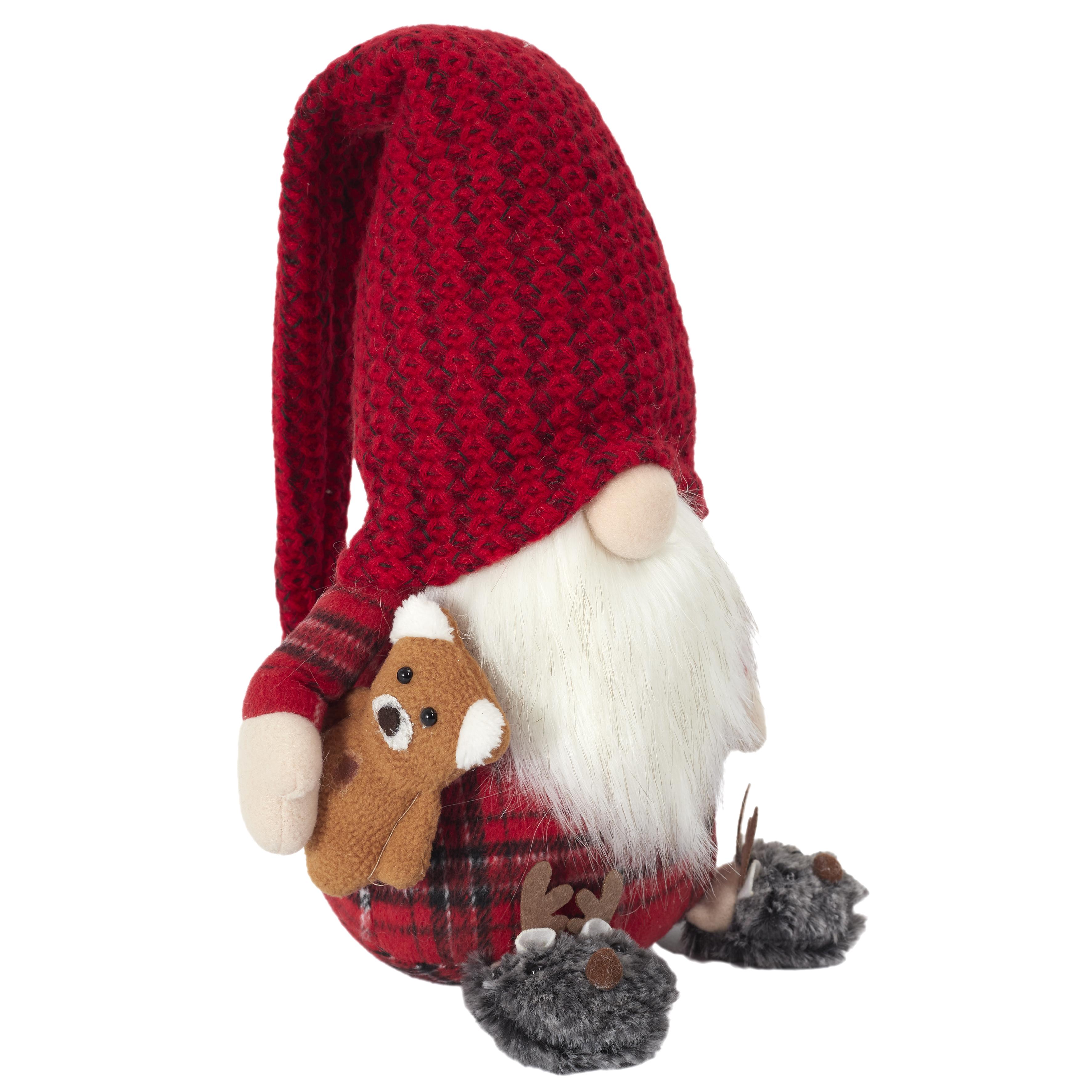 GNOME NOEL AVEC PANTOUFLES H.62CM