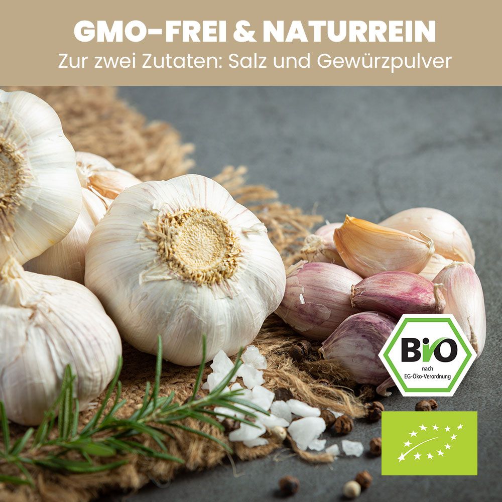 SANUUS® Gourmet Bio Zimt-Knoblauch Gewürzsalz zum Kochen & Verfeinern