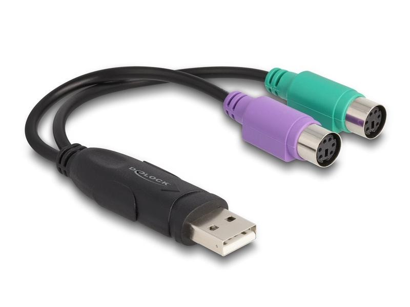 Delock USB-Adapter USB-A Stecker - PS/2 Delock USB zu PS/2 Adapter
