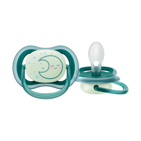 Avent Ultra Air Fopspeen - Nacht - 6-18 Mnd - 2 Stuks