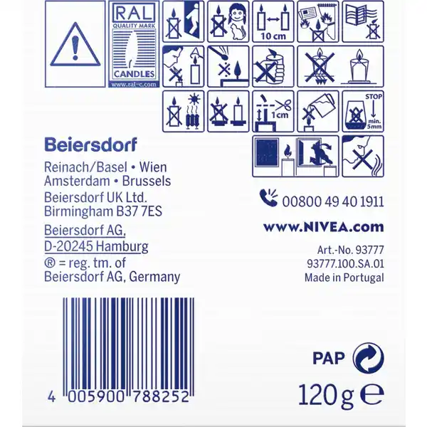 Original Creme Duftkerze klein