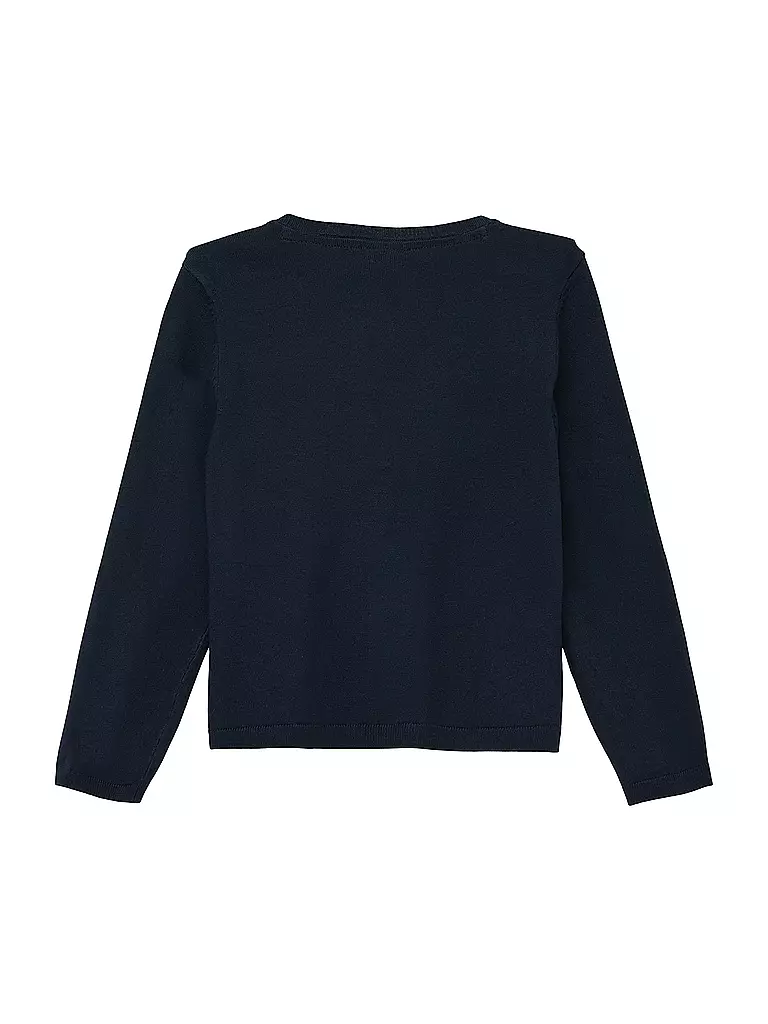 S.OLIVER Mädchen Strickjacke  dunkelblau