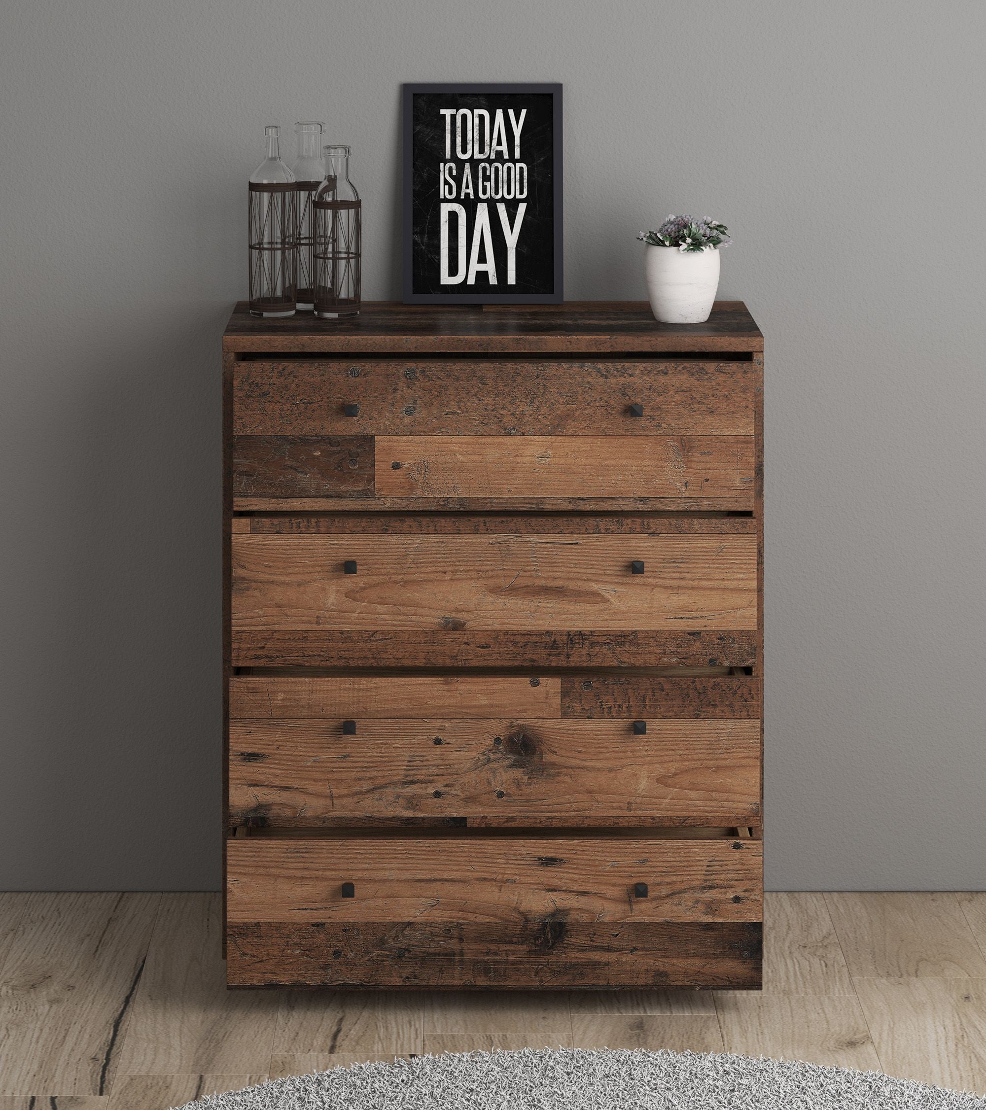 Tonga - Ladekast - Old wood - 74x35x86 cm