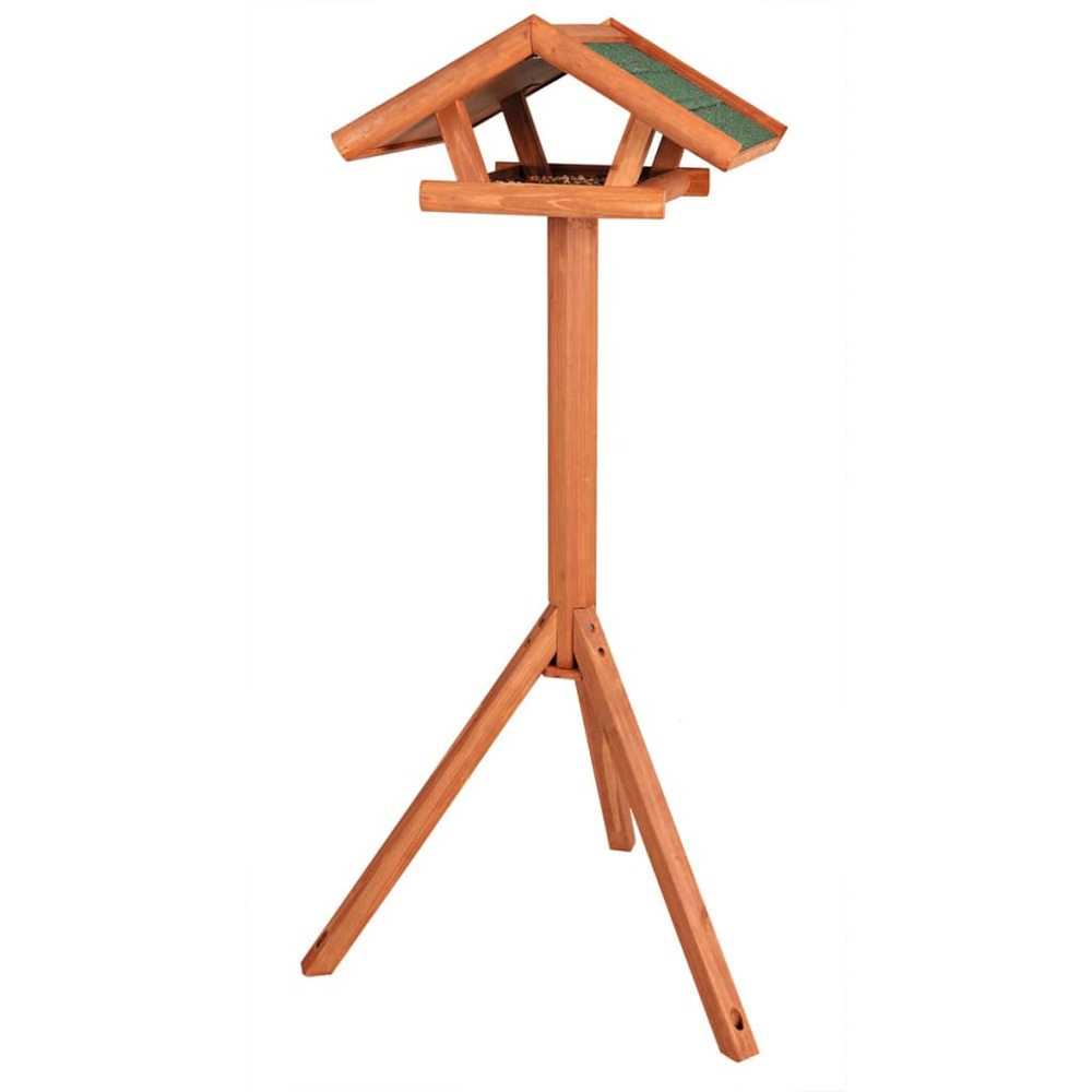 Mangeoire pour oiseaux natura 46 x 22 x 44 cm marron 5570