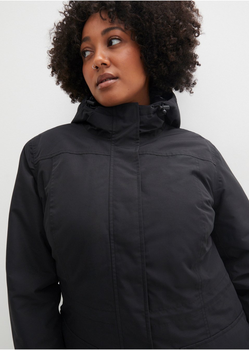Parka fonctionnelle imperméable, ampleur réglable
