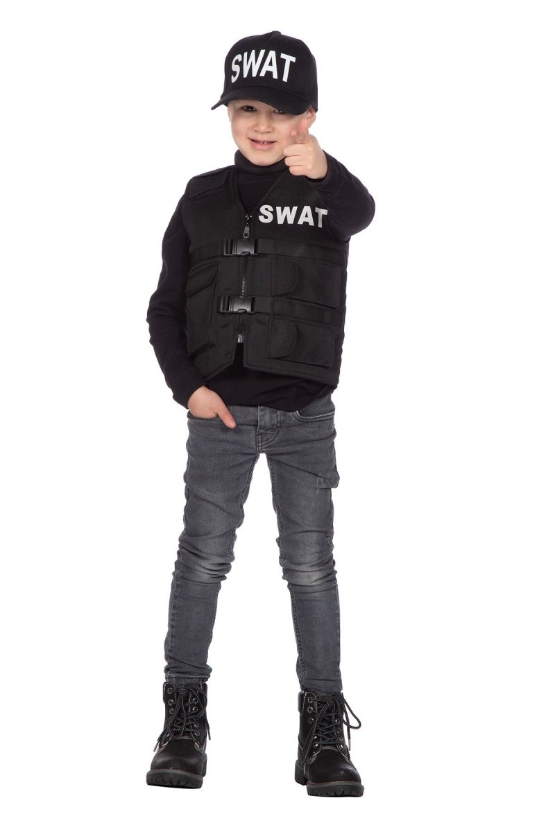 Swat Vest Zwart Jongen