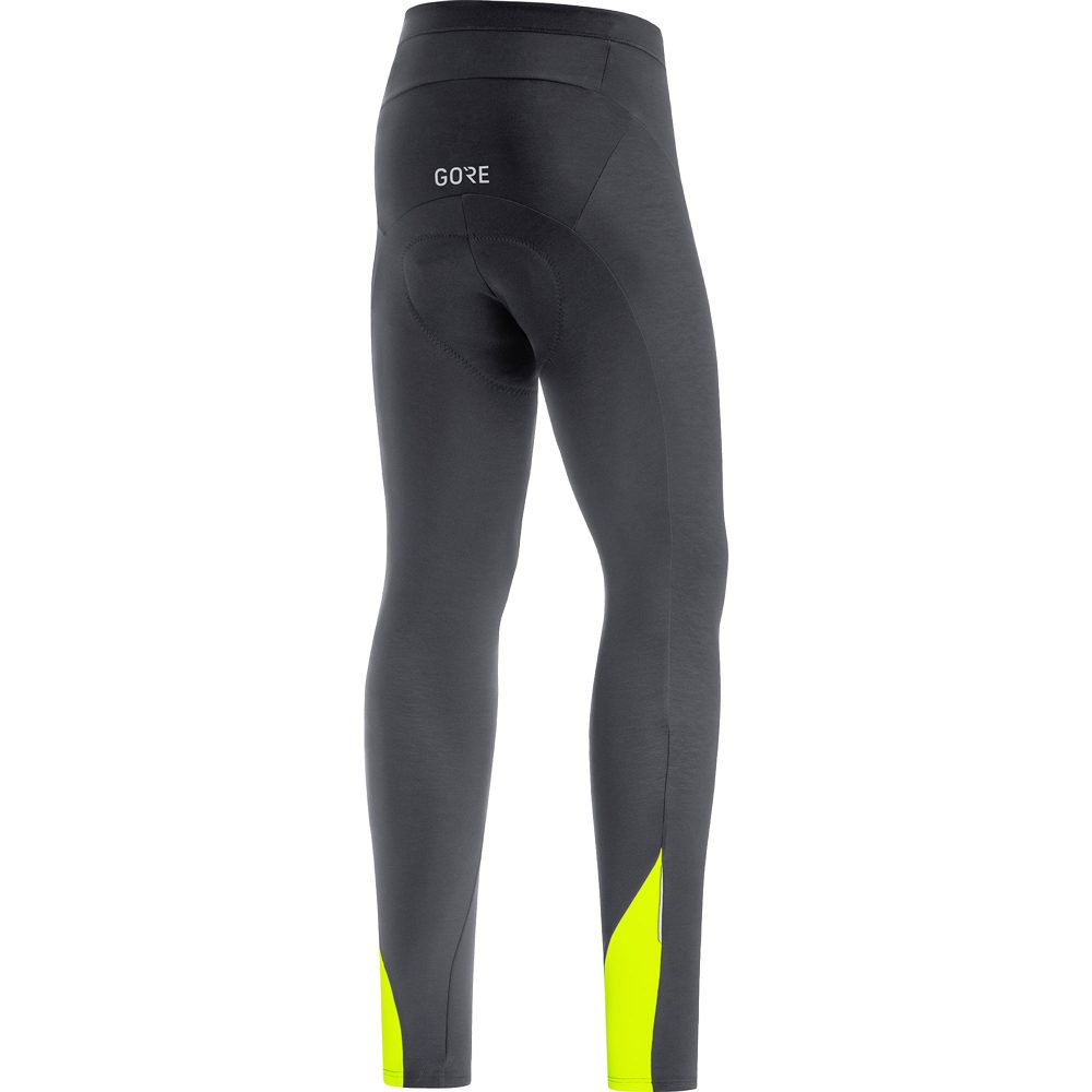 GOREWEAR C3 Thermo Tights+ Herren schwarz neon gelb