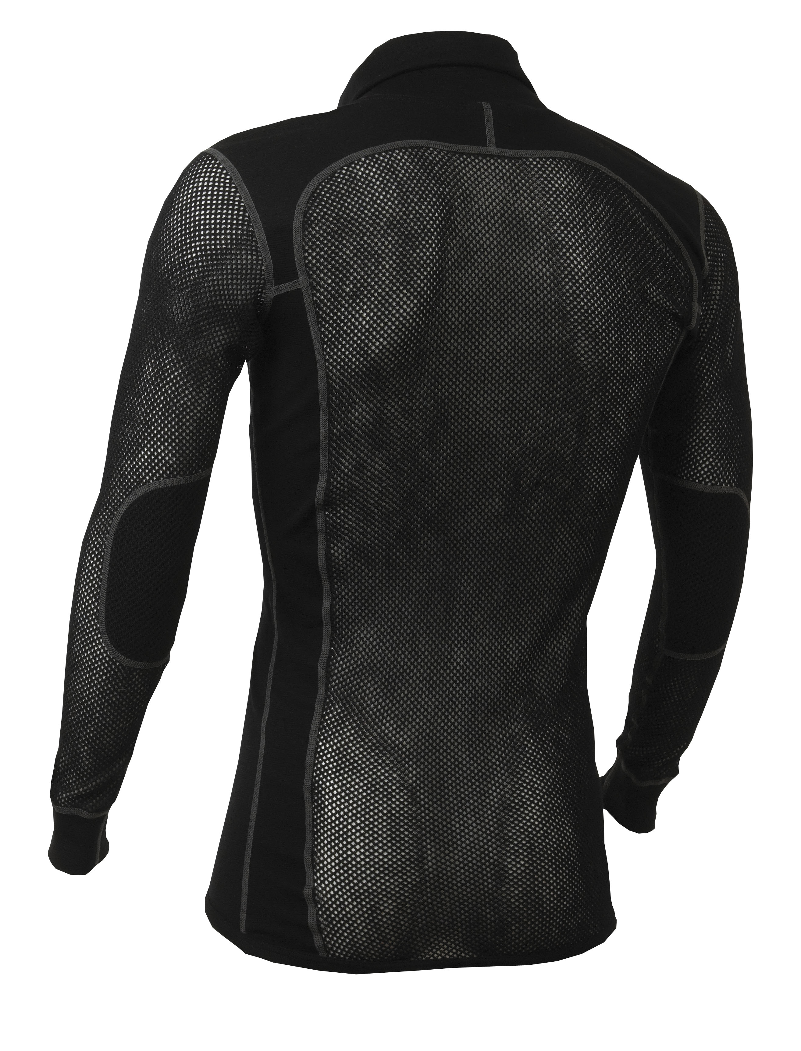 Aclima WoolNet Polo w/Zip, M's<br>Langermet nettingtrøye i merinoull!