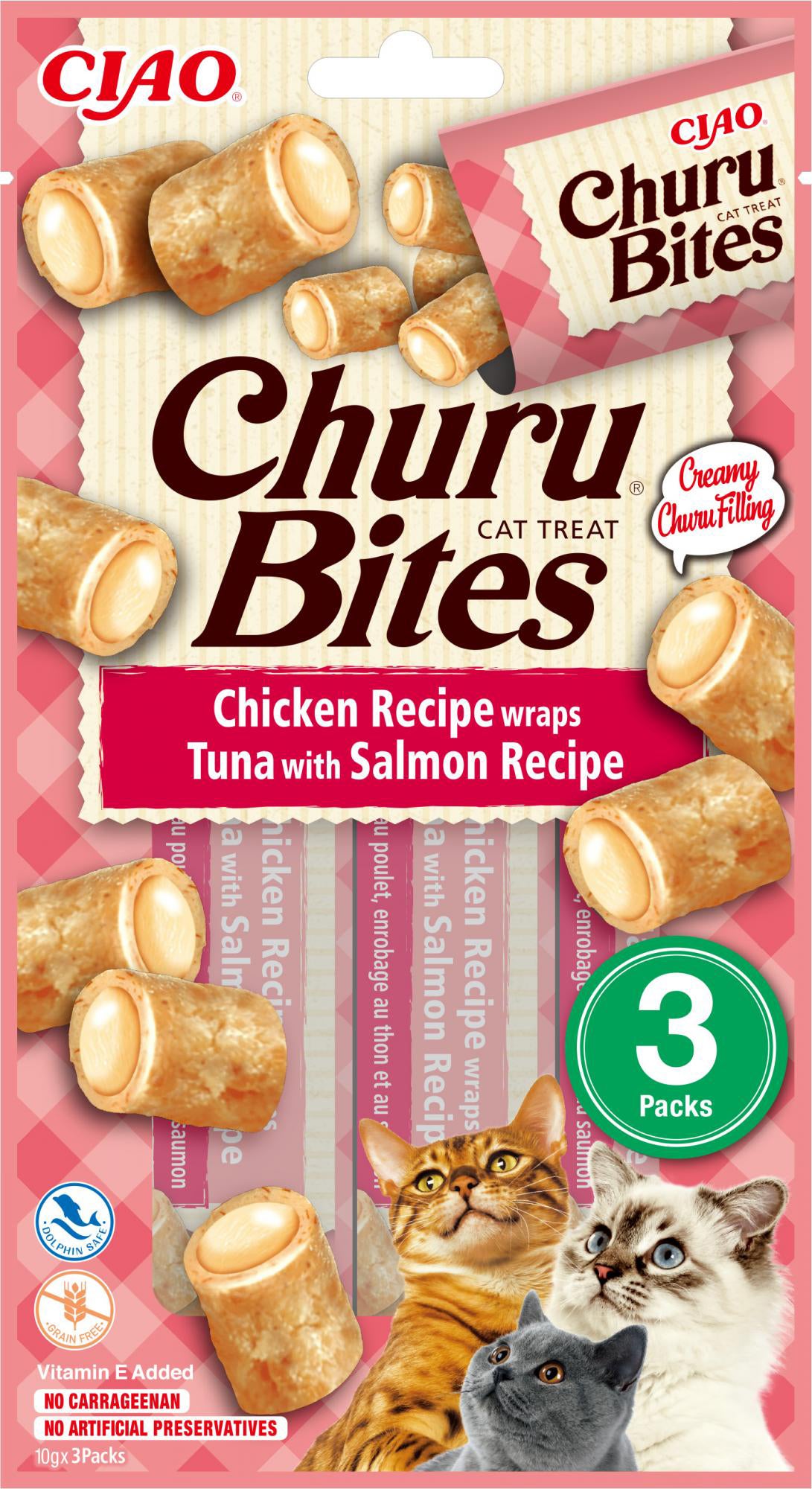 Inaba kattenbrokken Churu vis 10 gram 3 stuks