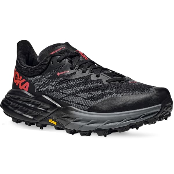 Chaussure trail HOKA ONE ONE SPEEDGOAT 5 GORE-TEX W SPIKE BLACK / BLACK