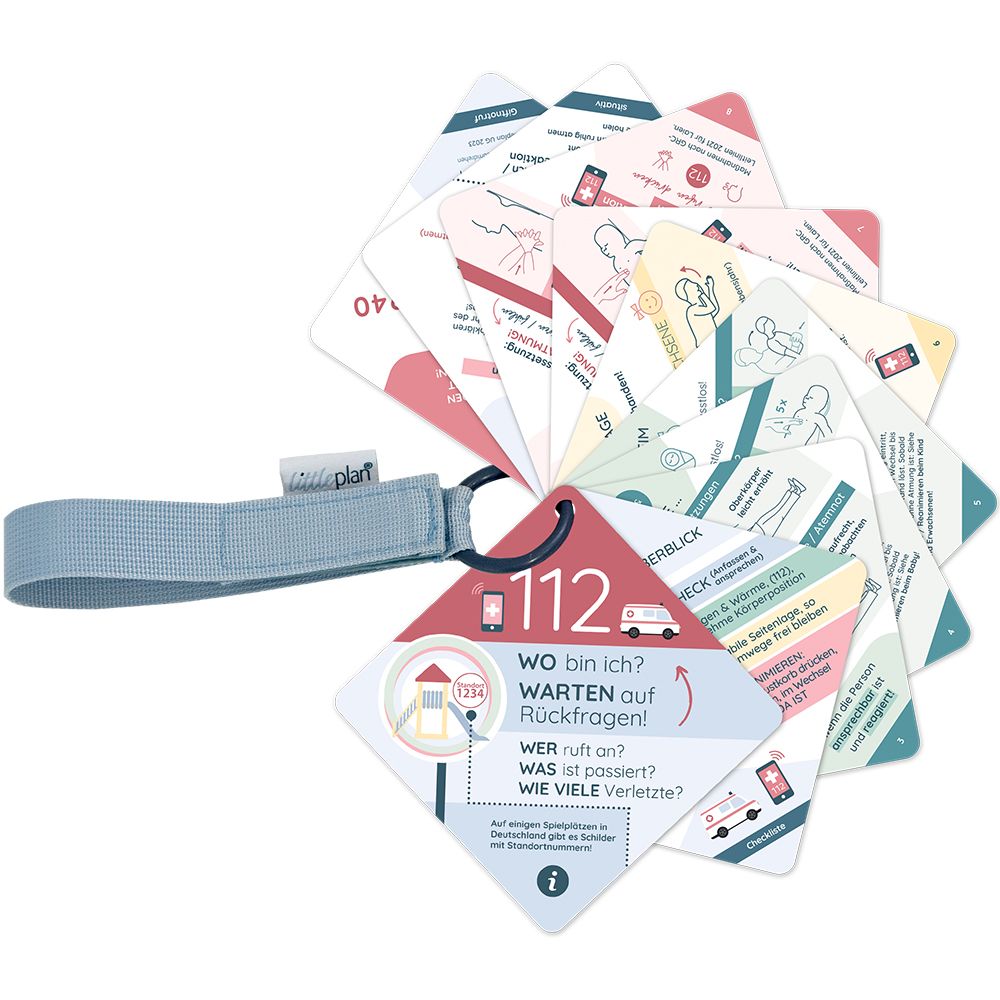 littleplan® Buggyplan® – Erste Hilfe am Kinderwagen