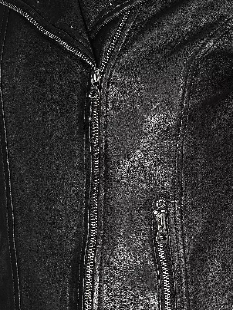 GIPSY BY MAURITIUS Lederjacke schwarz