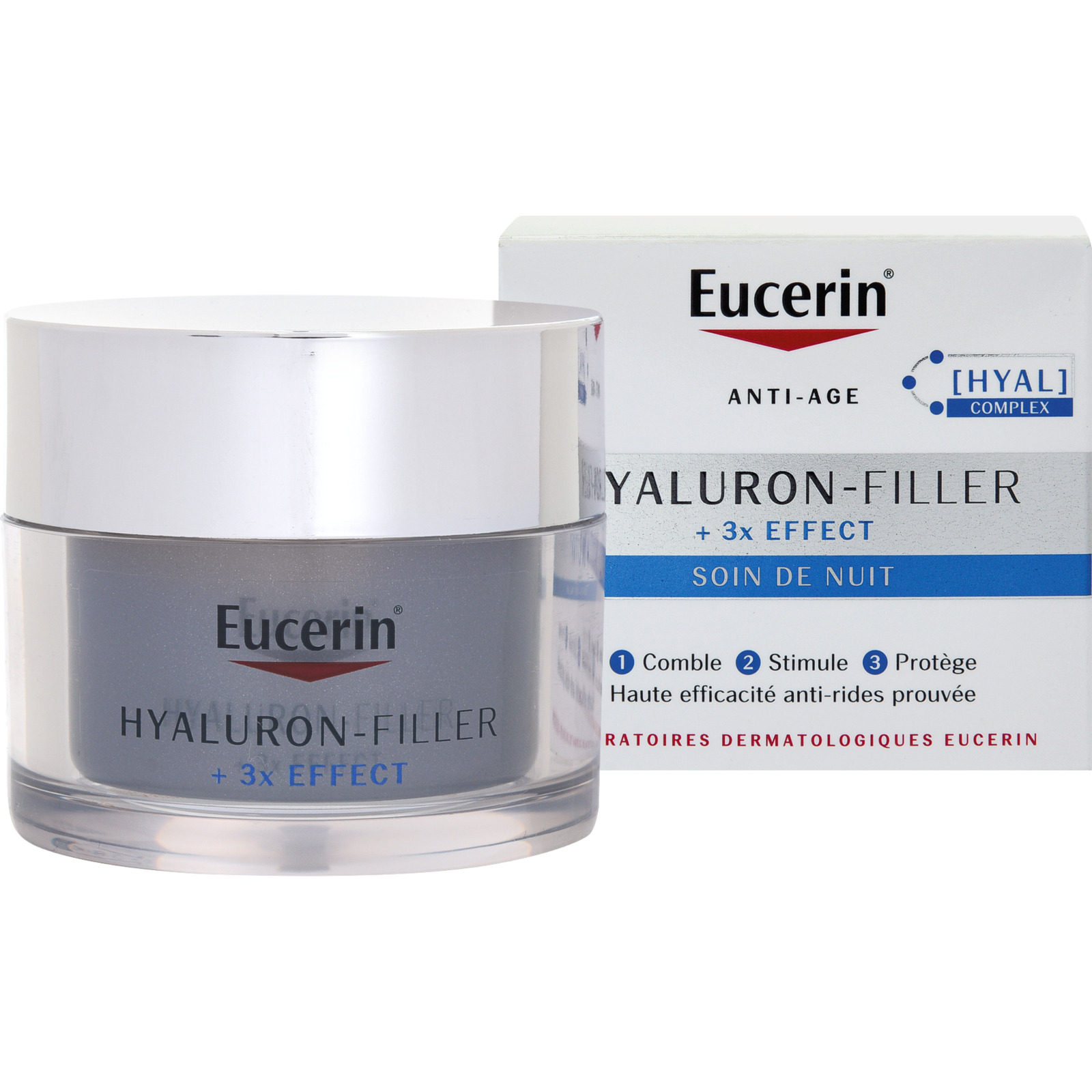Eucerin Nachtpflege Hyaluron Filler + 3 x Effect 50 ml