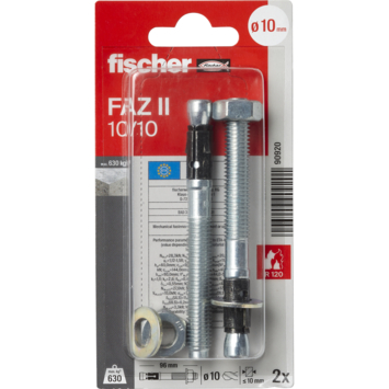Fischer Ankerbout FAZ II 10/10 2 stuks