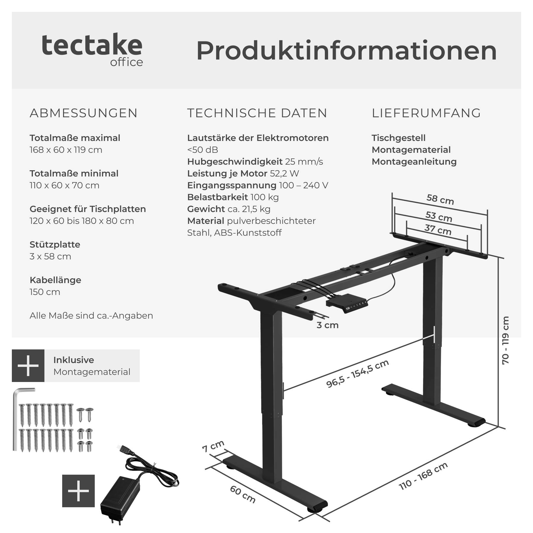 Tischgestell Melville