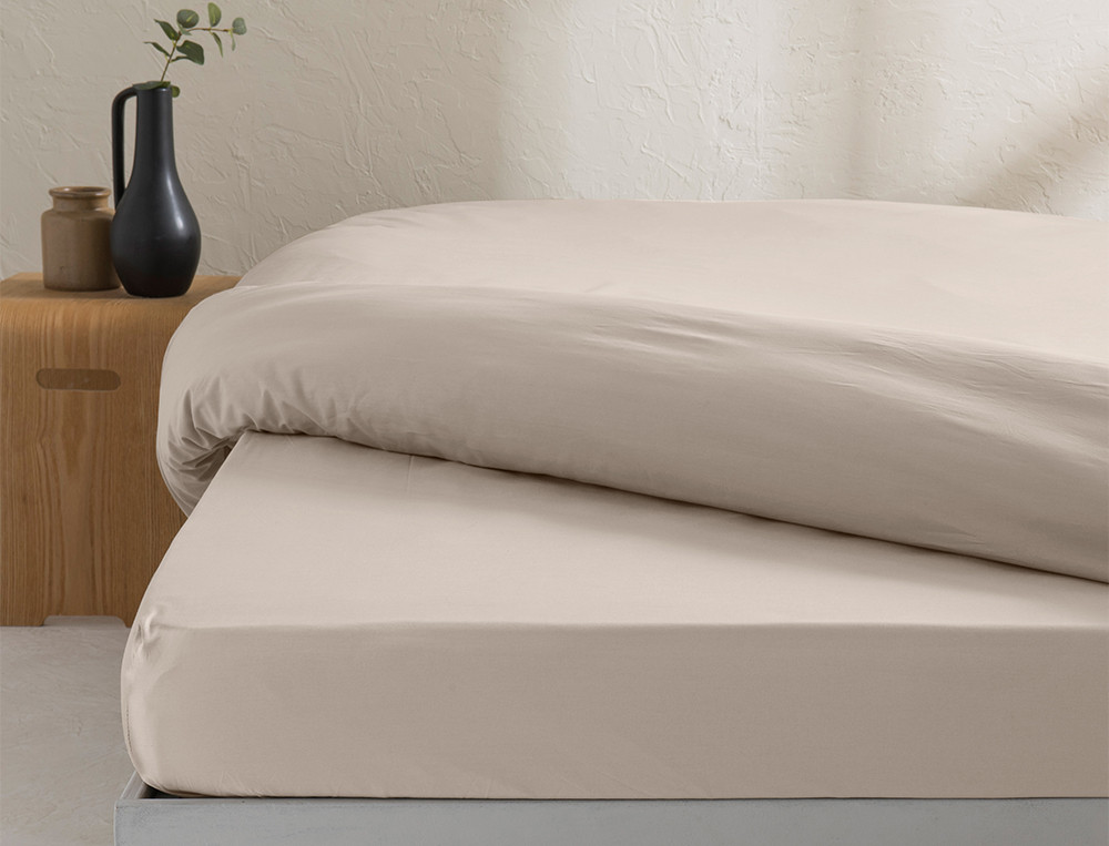 Pack 2 draps-housses-Percale
