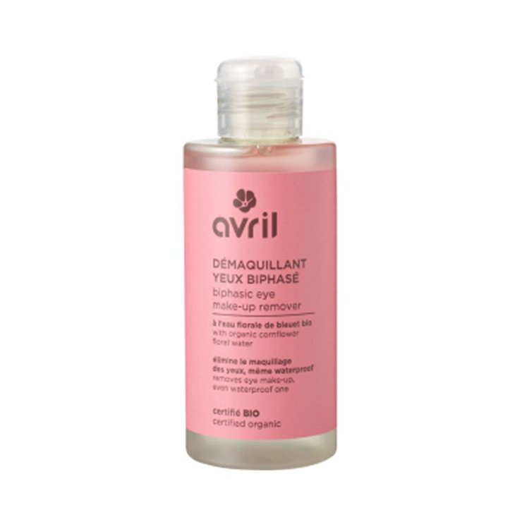 Démaquillant Yeux Biphasé a l'Eau Florale de Bleuet Bio 150ml Avril