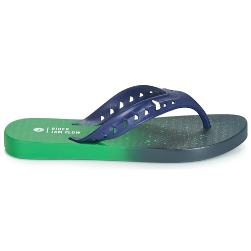 Rider - JAM FLOW THONG KIDS - Vert / Bleu