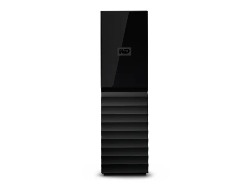 WD My Book WDBBGB0080HBK - Harddisk - krypteret - 8 TB - ekstern (stationær) - USB 3.0 - 256-bit AES - sort
