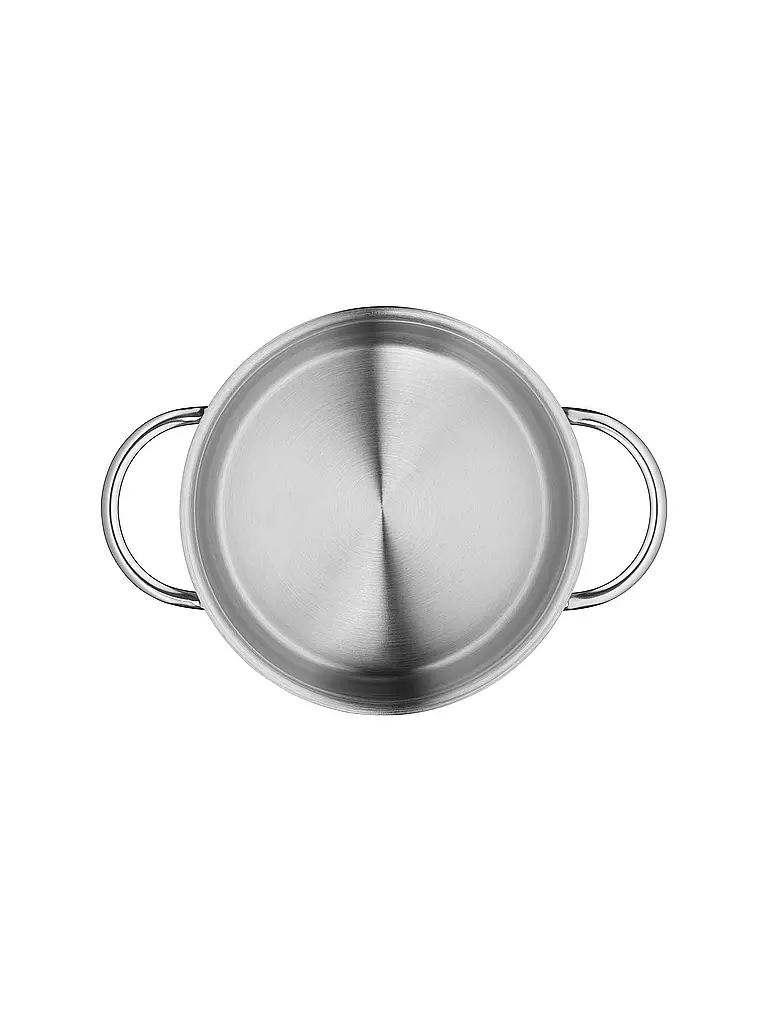 WMF Mini Bratentopf mit Deckel 16cm Cromargan silber