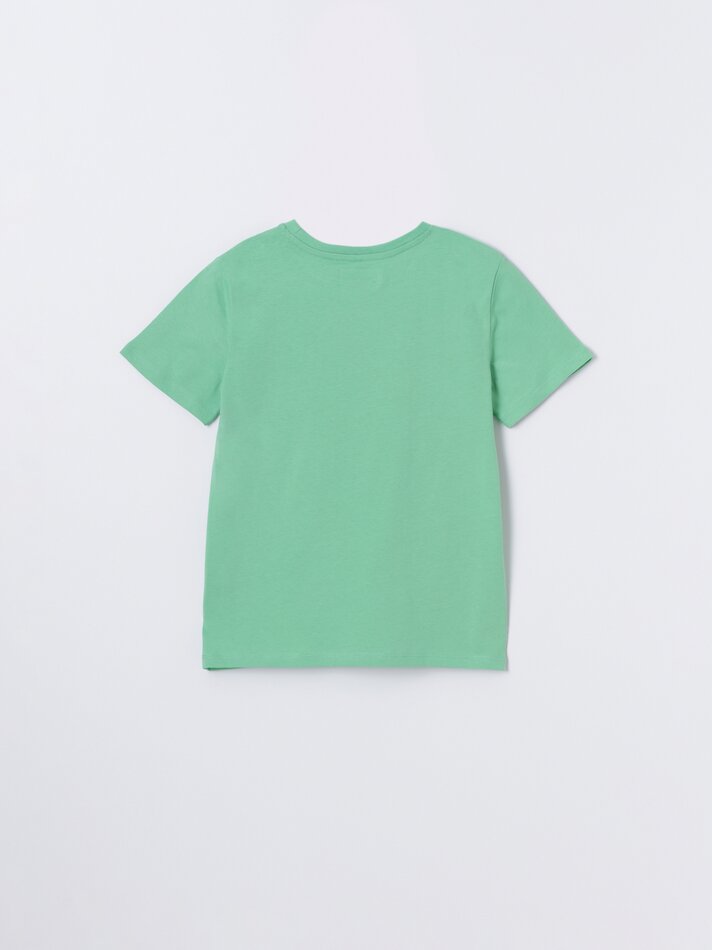 Conjunto de pijama estampado - Verde Fluorescente