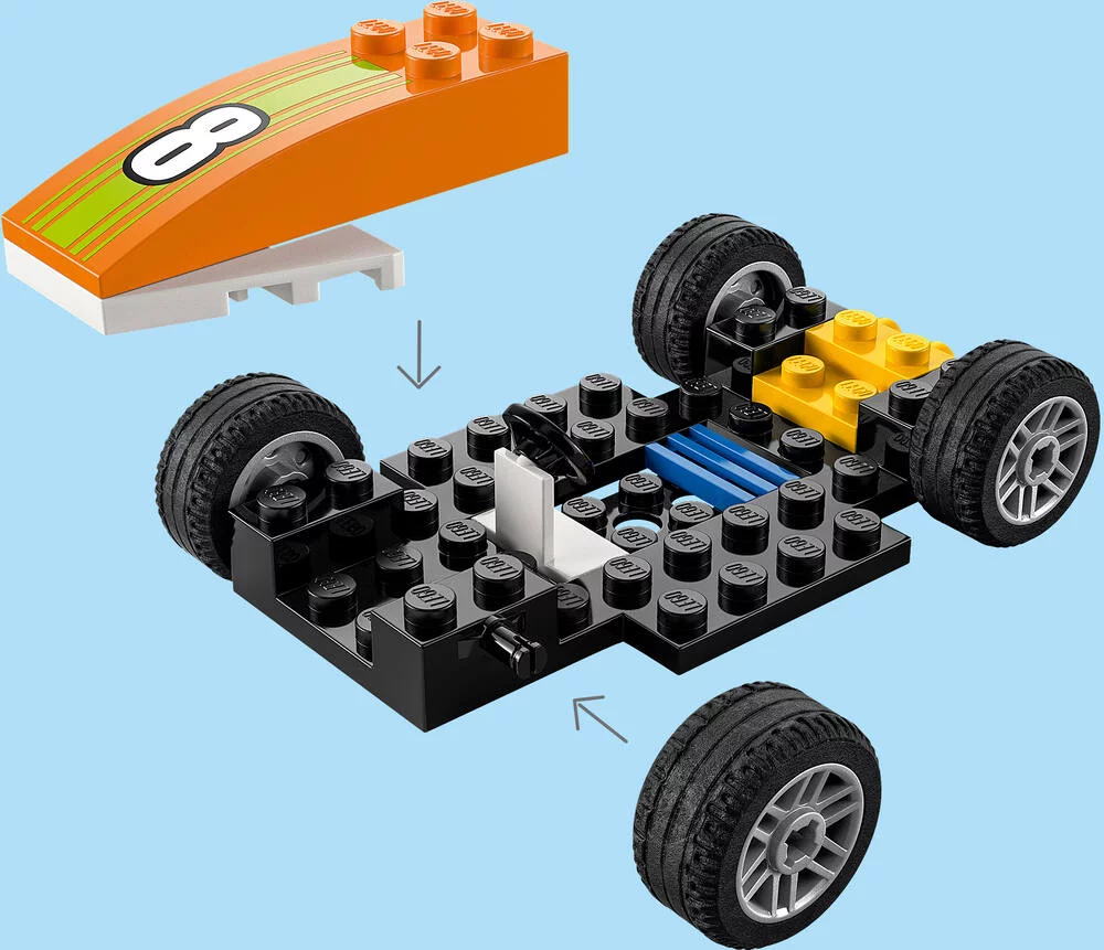 LEGO®CITY 60322 - LA VOITURE DE COURSE